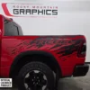 Fits 2019-2024 Dodge Ram Rebel Bed Splash With Rebel Decals Graphics Stickers - Image 8