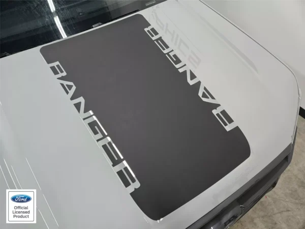 2024 Ford Ranger Center Hood Stripe With Ranger Sticker Graphic Decals