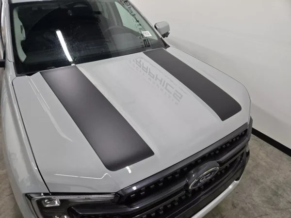 2024 Ford Ranger Dual Hood Stripe Sticker Graphic Decals