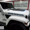 Fits 2018-2024 Jeep Wrangler Sahara Hood Letters - Image 3