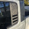 2020-2025 Jeep Gladiator Side Rear Window American Flag Decal - Image 2