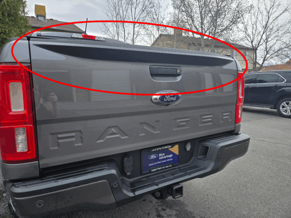 2019-2023 Ford Ranger Upper Tailgate Insert Vinyl Decals