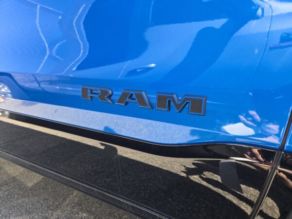 Fits All 2019-2025 Ram 1500 - Ram Door Emblem Overlay With Outlines Decals