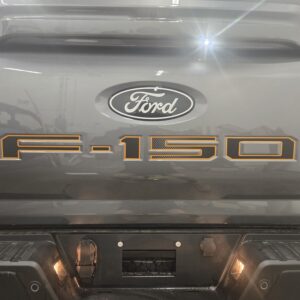 2024-2025 Ford F150 Pro Access Tailgate F-150 Letter With Outlines Vinyl Inserts Decals