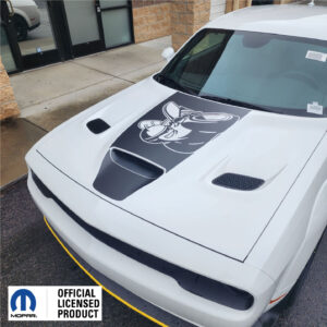 Fits 2019-2024 Dodge Challenger Hood Decal Scat Pack Bee Graphics Sticker Decal