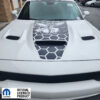 Fits 2019-2024 Dodge Challenger Hood Decal Scat Pack Bee W Honey Graphics Vinyl Sticker Decal - Image 2