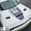 Fits 2019-2024 Dodge Challenger Hood Decal Scat Pack Bee W Honey Graphics Vinyl Sticker Decal - Image 3