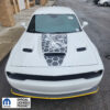 Fits 2019-2024 Dodge Challenger Hood Decal Angry Bee W Honey Graphics Sticker Decal - Image 7
