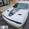 Fits 2019-2024 Dodge Challenger Hood Decal Angry Bee W Honey Graphics Sticker Decal - Image 6