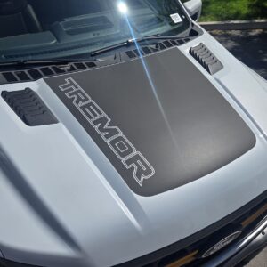 Fits 2021-2025 Ford F150 Tremor Hood Stripe Vinyl Sticker Decal V3
