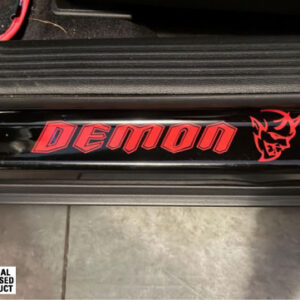 Fits Dodge Charger/Challenger - Demon Kick Panel Letters Vinyl Decal - Pair