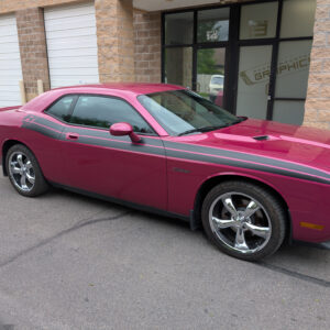 Fits 08-10 Dodge Challenger RT Side Stripes Vinyl Sticker Decals