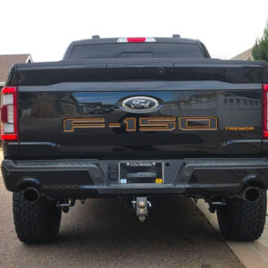 2021-2025 Ford F150 Tailgate F-150 Letter With Outlines Vinyl Inserts Decals