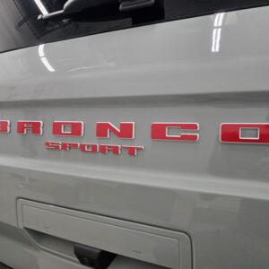 2021-2026 Ford Bronco Sport Tailgate Letters - Vinyl decals