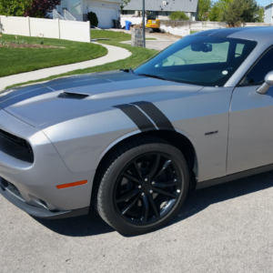 2015-2024 Dodge Challenger Fender Hash Stripes Decals 4 Inch Vinyl Graphics