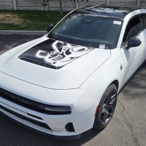 Fits 2024-Present Charger Hood Decal With Scatpack Logo Graphic Sticker Decals