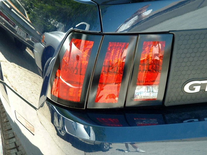 thumbnail image 2 of Rocky Mountain Graphics Honeycomb Taillight Outlines Vinyl Decals For 99-04 Ford Mustang 2 of 3