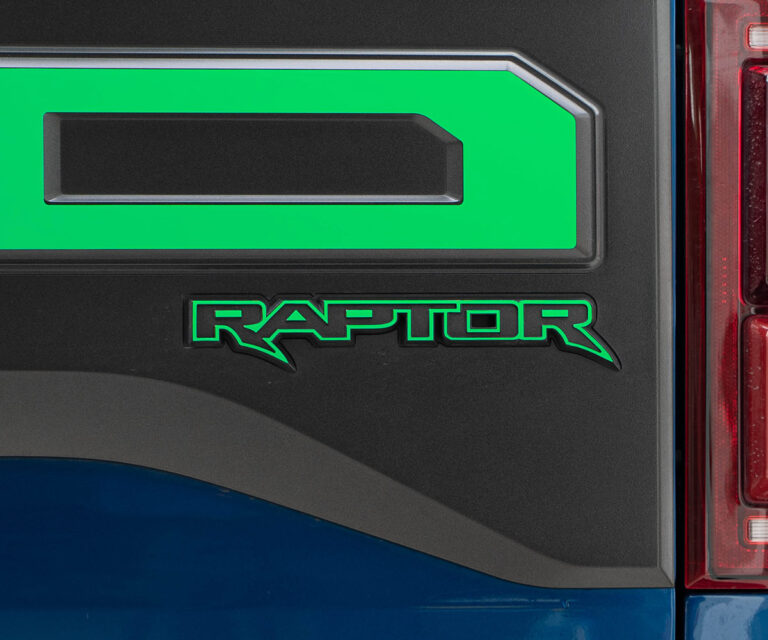 2017-2020 Ford Raptor Tailgate Emblem OVERLAY decal - Rocky Mountain ...