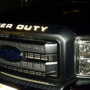 2008-2016 Ford Super Duty Reflective Grill Letters