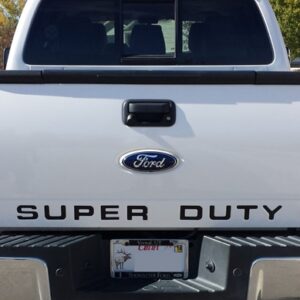 2008-2016 Super Duty Tailgate Letter Inserts Fits: F-250, F-350, F-450