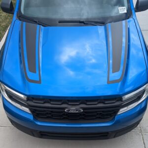 2022-2025 Ford® Maverick Dual Hood Stripe Decals V2