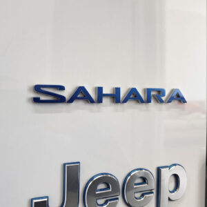 2018-2025 Jeep Wrangler Sahara Fender Emblem Overlay Vinyl Decals
