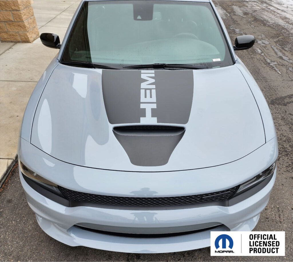 Fits 2015-2024 Dodge Charger GT/RT Hood Stripe Vinyl Decal - Center ...